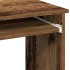 Escritorio estantes madera ingeniería envejecida 84x40x78