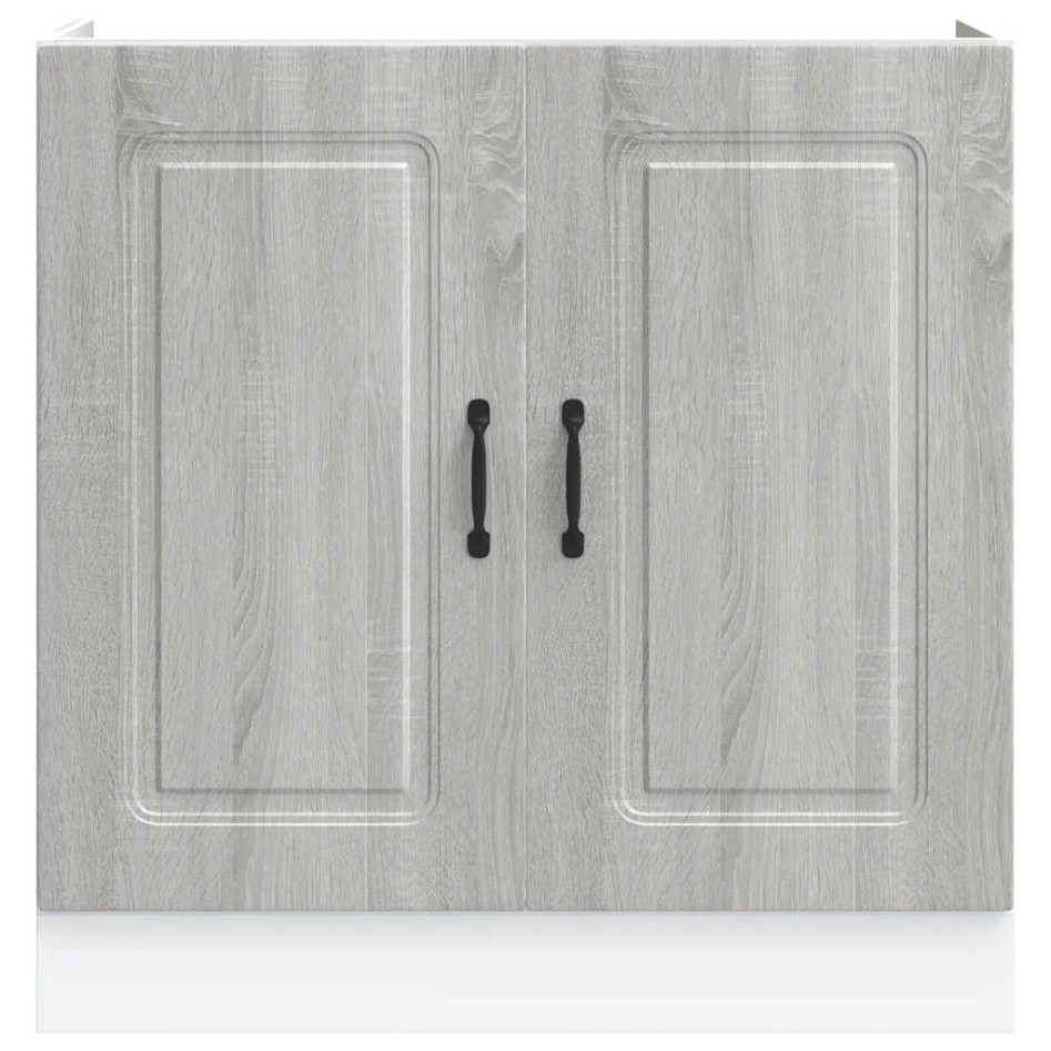 Mueble bajo para fregadero Kalmar gris sonoma 80x46x81,5