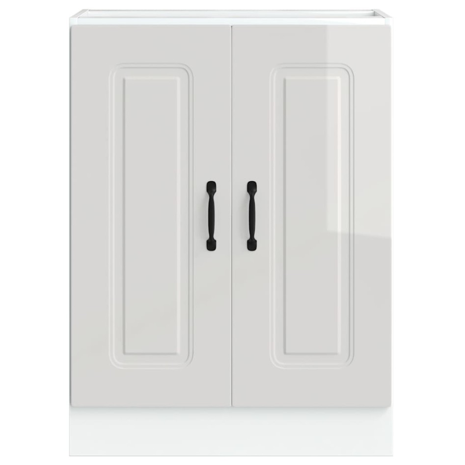 Mueble bajo para fregadero Kalmar blanco brillo 60x46x81,5