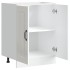 Mueble bajo para fregadero Kalmar blanco brillo 60x46x81,5