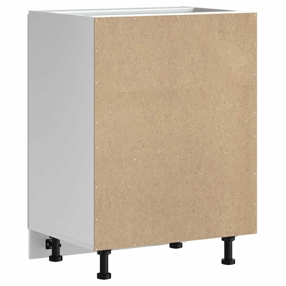 Mueble bajo para fregadero Kalmar blanco brillo 60x46x81,5