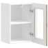 Armario pared cocina puerta de cristal Kalmar madera