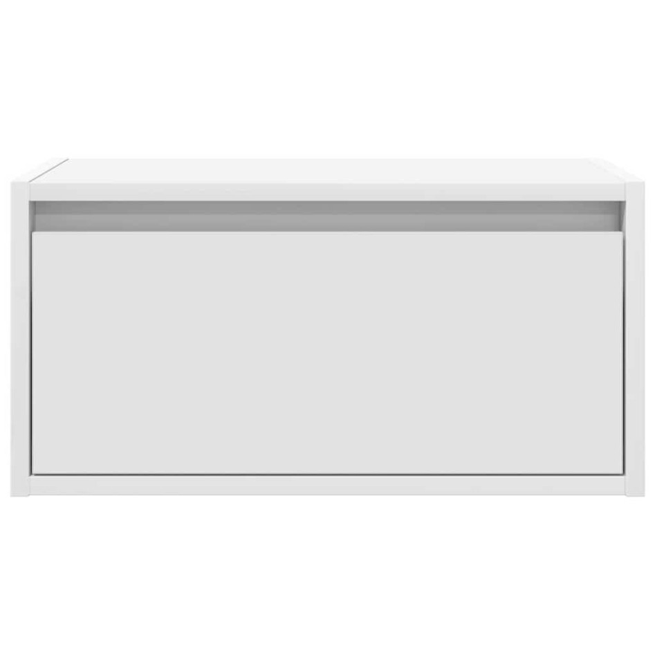 Mesita de noche de pared con luces LED