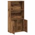 Estantería madera de ingeniería color envejecido 60x24x120