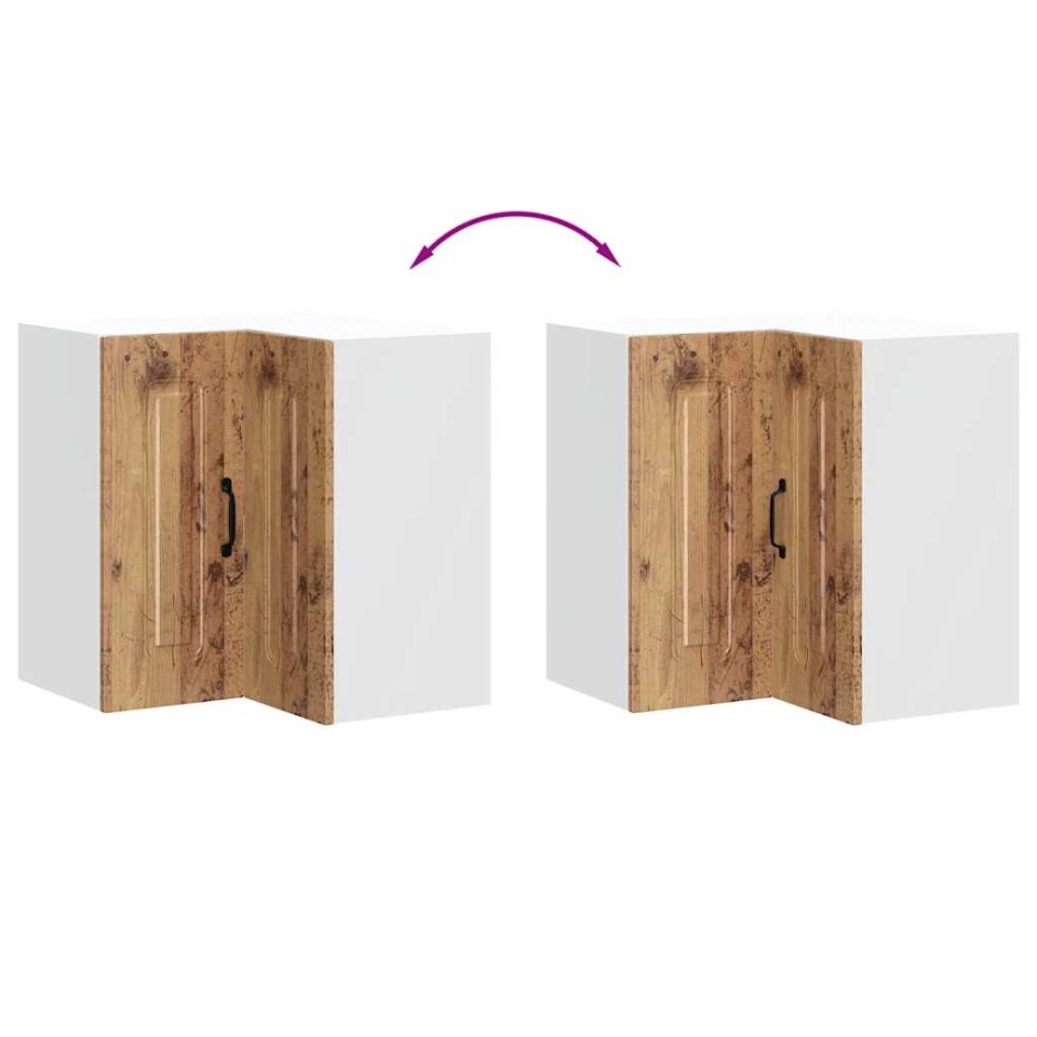 Armario cocina esquina de pared Kalmar madera