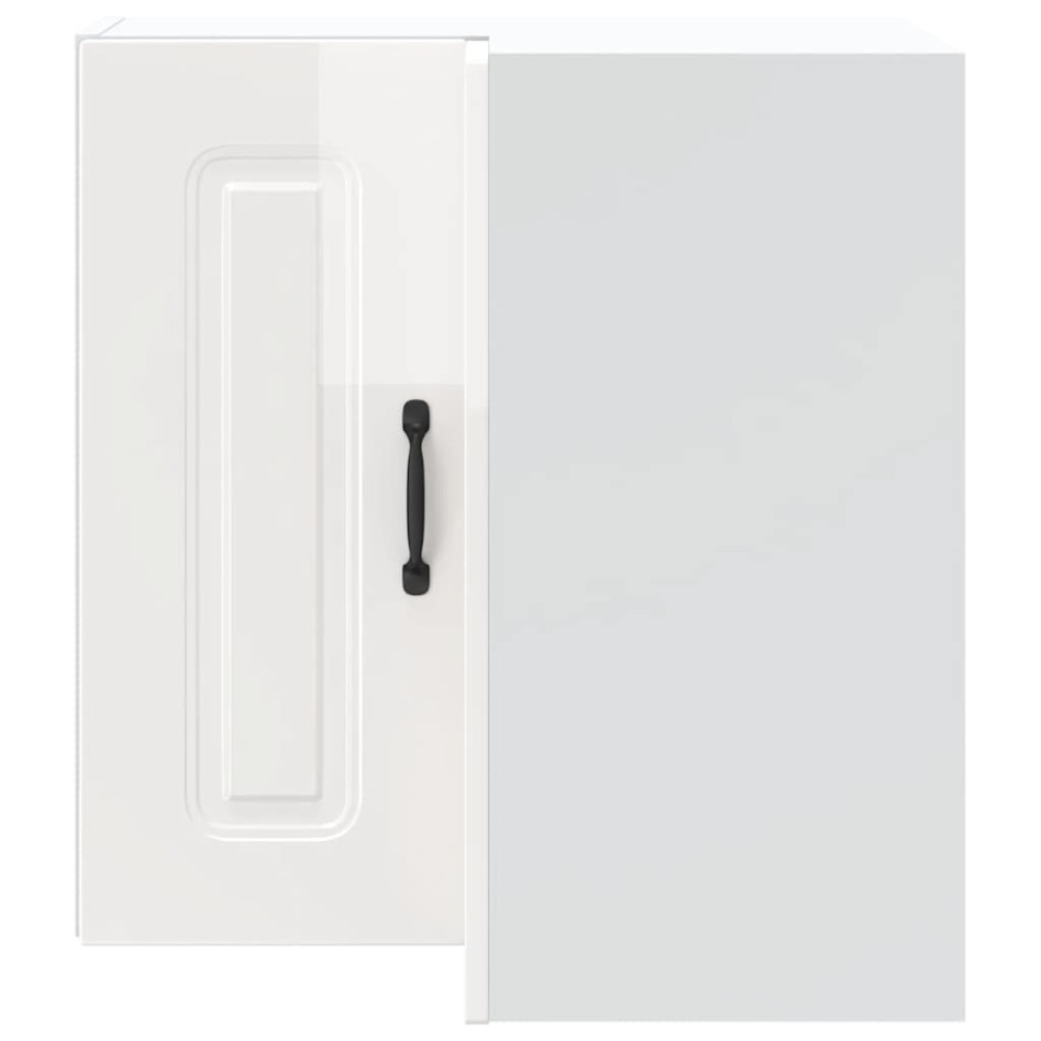 Armario de cocina de esquina pared Kalmar blanca de alto