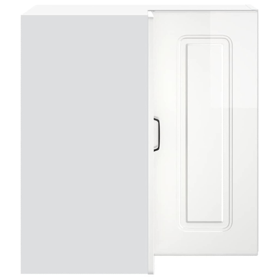 Armario de cocina de esquina pared Kalmar blanca de alto