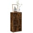 Estantería madera de ingeniería roble ahumado 40x24x77