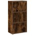 Estantería madera de ingeniería roble ahumado 40x24x77