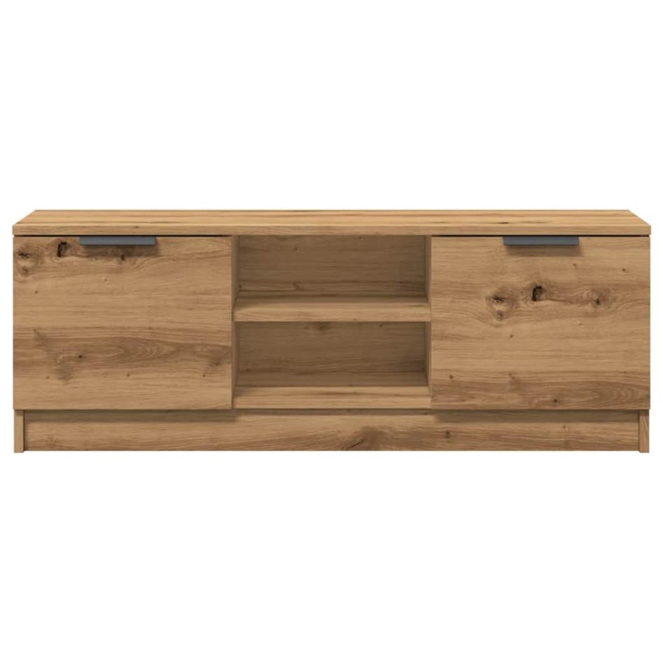 Mueble de TV madera contrachapada artisan roble 102x35x36,5