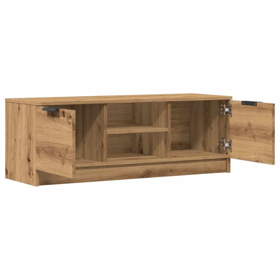 Mueble de TV madera contrachapada artisan roble 102x35x36,5