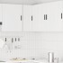 Mueble de cocina esquina pared Porto madera ingeniería
