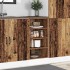 Armario inferior madera ingeniería envejecida 40x44,5x81,5