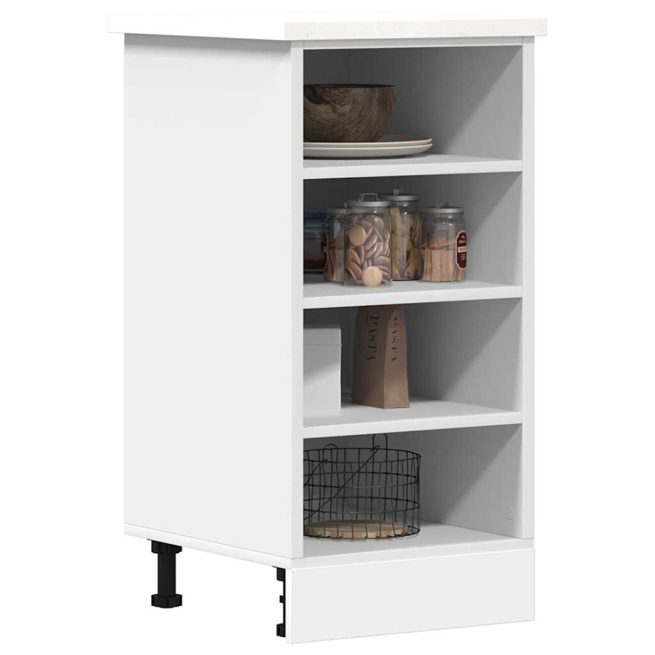Armario inferior de cocina madera contrachapada 40x44,5x81,5