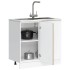 Mueble bajo de cocina porto roble artesano madera