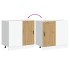 Mueble bajo de cocina porto roble artesano madera