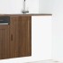 Mueble bajo de cocina porto roble marrón madera