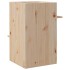 Casa para gatos madera maciza pino 43x43x60
