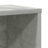 Estantería de madera de ingeniería gris hormigón 60x24x101,5