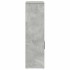 Estantería de madera de ingeniería gris hormigón 60x24x85