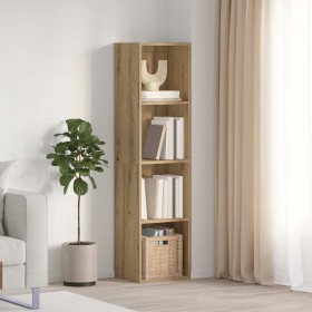 Mueble de TV/Librería roble artesanal