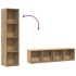 Mueble de TV/Librería roble artesanal