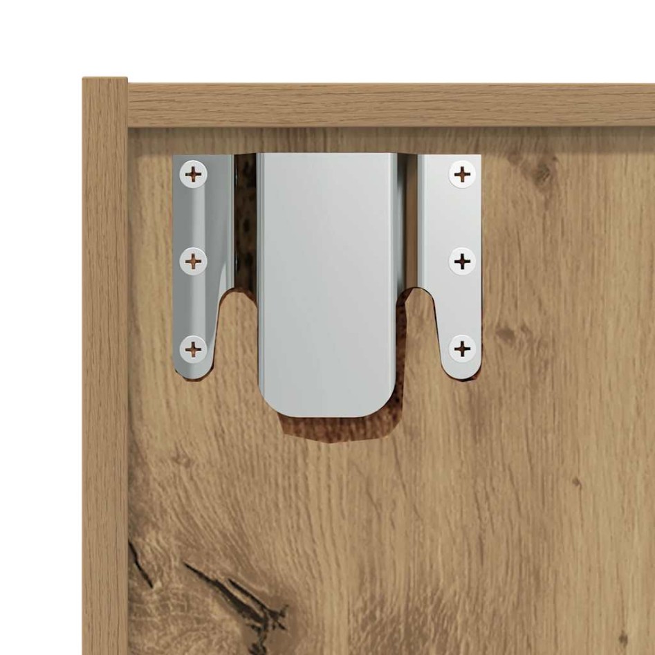 Mueble de TV/Librería roble artesanal