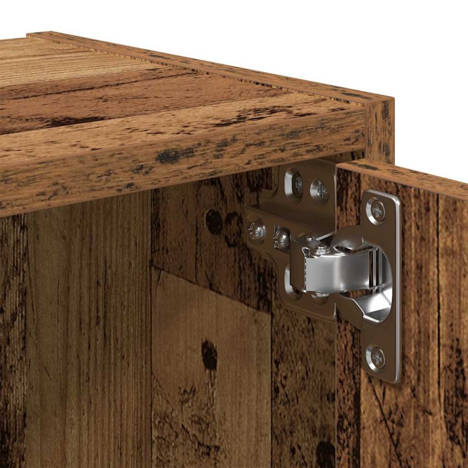 Estantería madera de ingeniería color envejecido 40x24x102