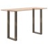 Patas de mesa centro forma U 2uds acero natural 50x(100-101)