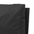 Silla de jardín acero con cojines gris 76x76x79
