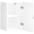 Armario de pared de cocina Kalmar blanca de alto