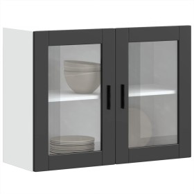 Armario de pared para cocina con puerta de cristal Porto