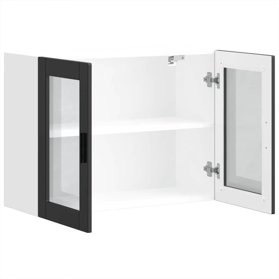 Armario de pared para cocina con puerta de cristal Porto