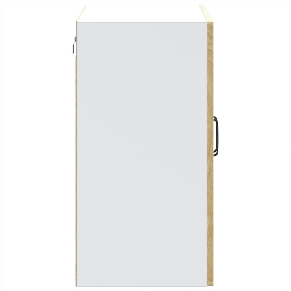 Armario pared cocina puerta de cristal Kalmar roble