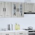 Armario pared cocina puerta de cristal Kalmar sonoma