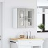 Armario pared cocina puerta de cristal Kalmar sonoma
