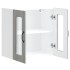 Armario pared cocina puerta de cristal Kalmar sonoma