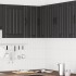 Mueble de cocina esquina pared Lucca madera ingeniería