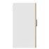 Armario pared cocina puerta de cristal Lucca roble