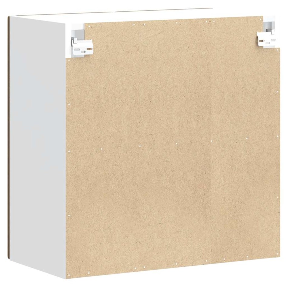 Armario pared cocina puerta de cristal Lucca roble