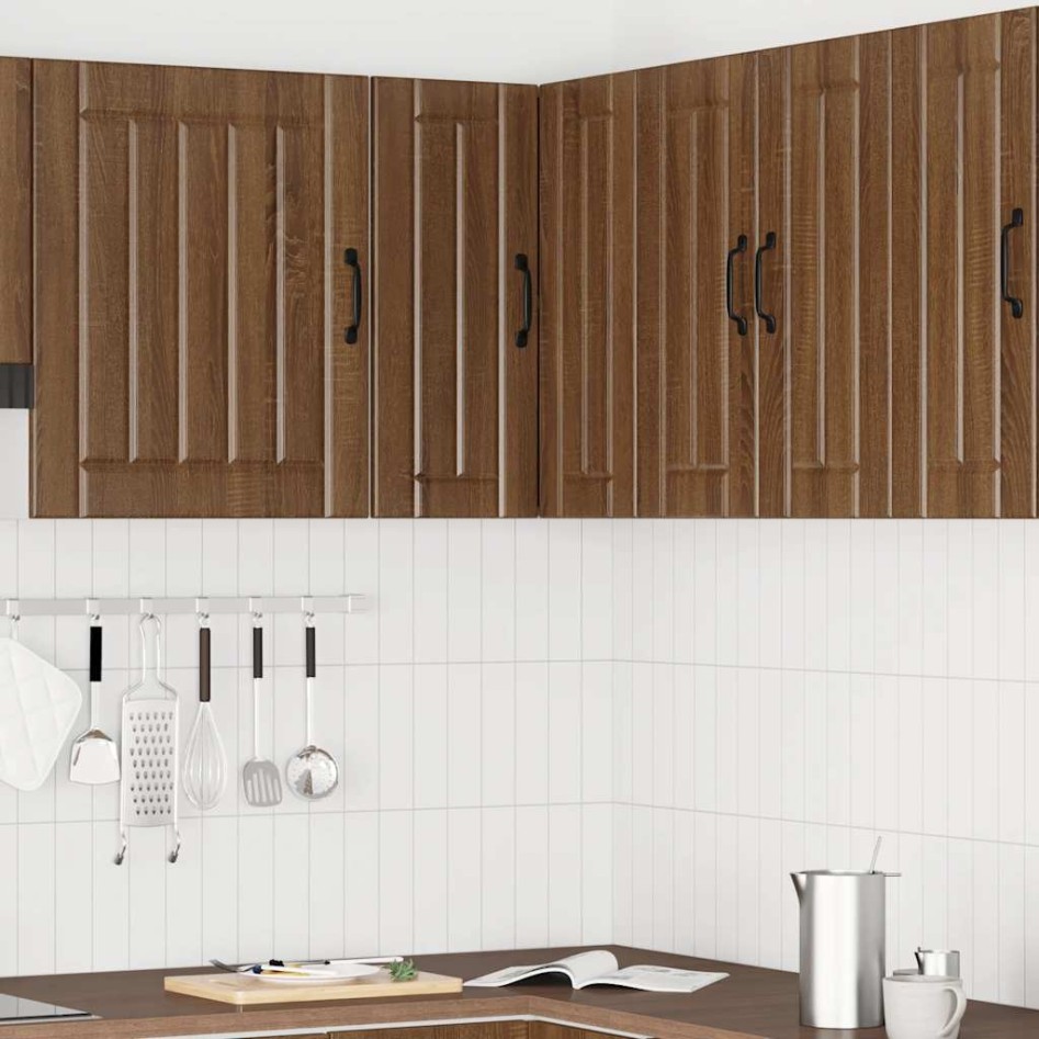 Mueble de cocina esquina pared Lucca roble