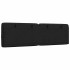 Cabecero de cama acolchado tela negro 160