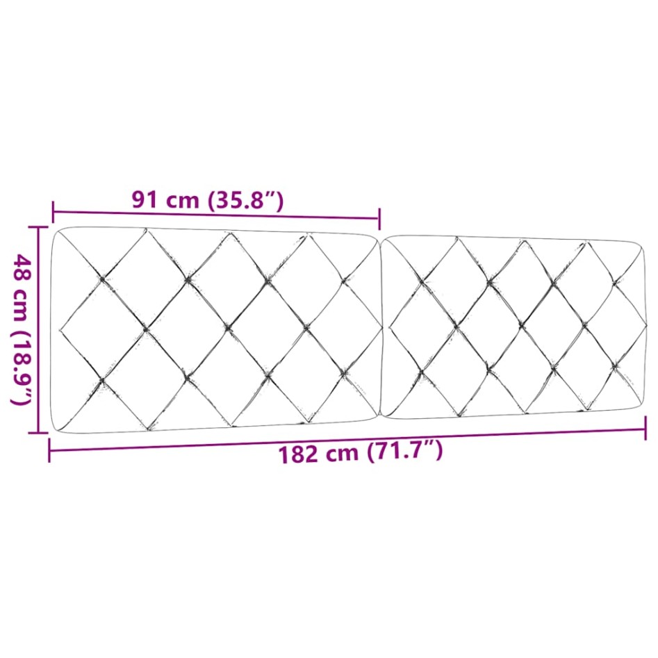 Cabecero de cama acolchado tela negro 180