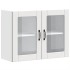 Armario pared cocina puerta de cristal Lucca