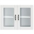 Armario pared cocina puerta de cristal Lucca