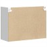 Armario pared cocina puerta de cristal Lucca gris