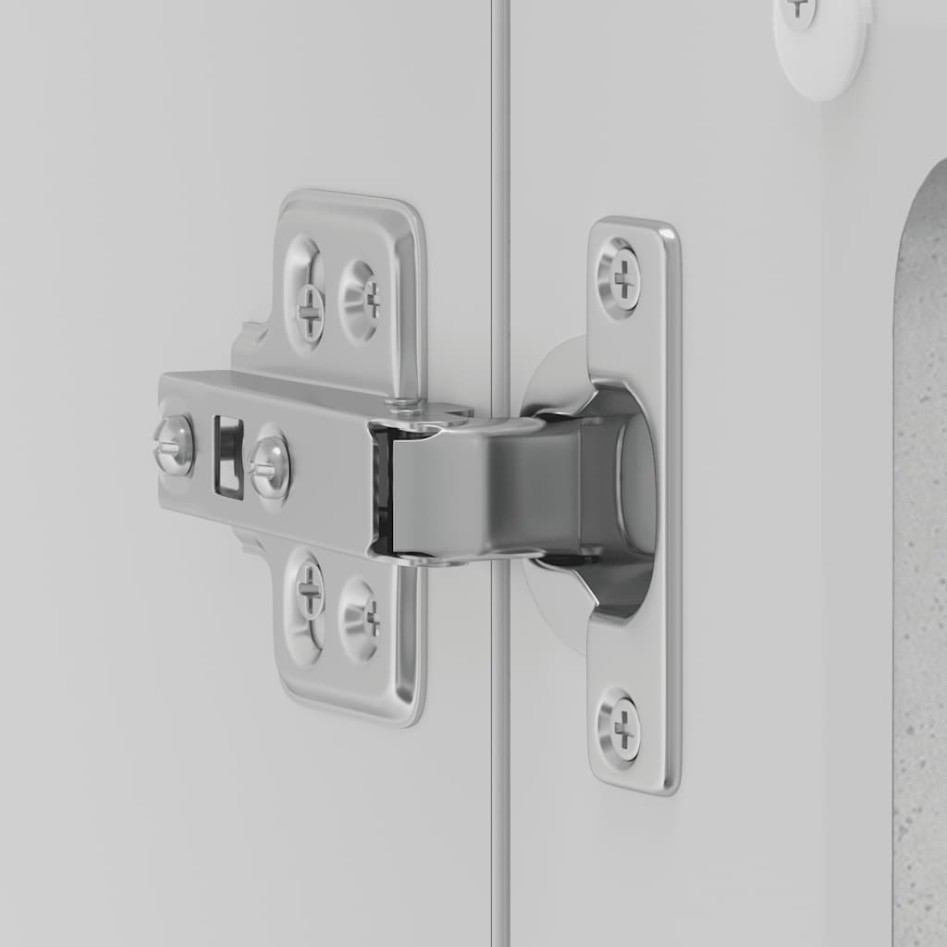 Armario pared cocina puerta de cristal Lucca gris