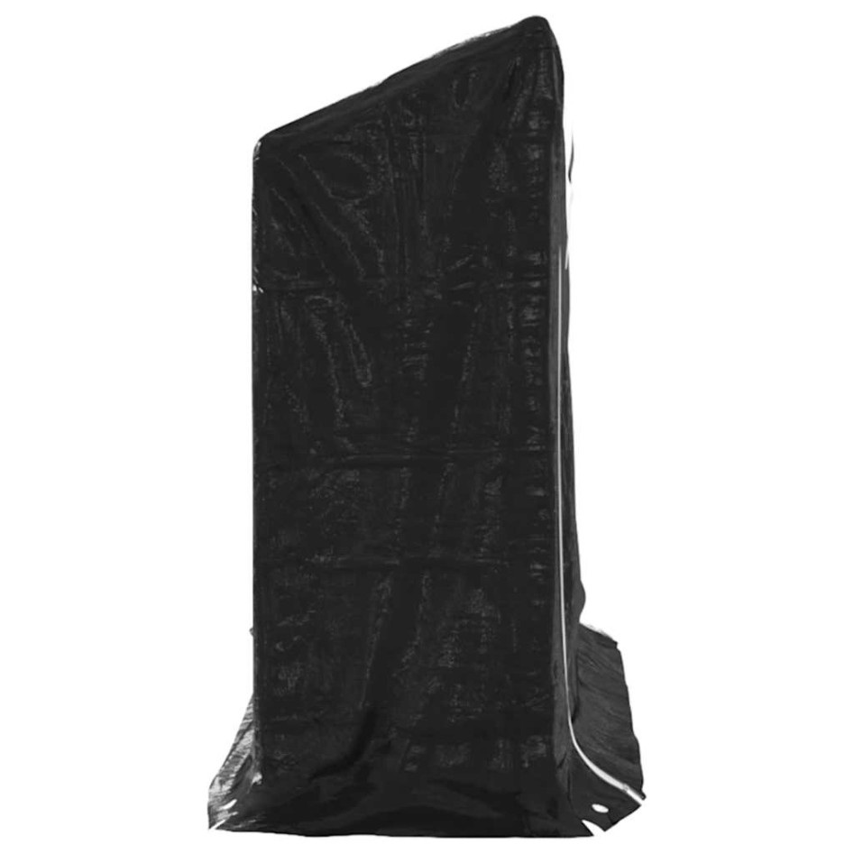 Leñero cubierta lluvia 200,5x41x110,5 cm acero