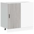 Mueble bajo para fregadero de madera ingeniería sonoma