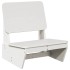 Silla de jardín madera maciza de pino blanco 60x64x70,5